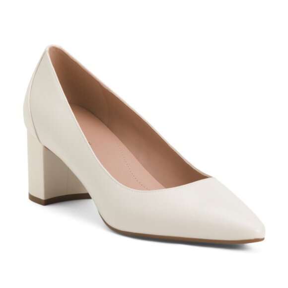 COLE HAAN Leather Carlotta Pumps - Picture 1 of 4